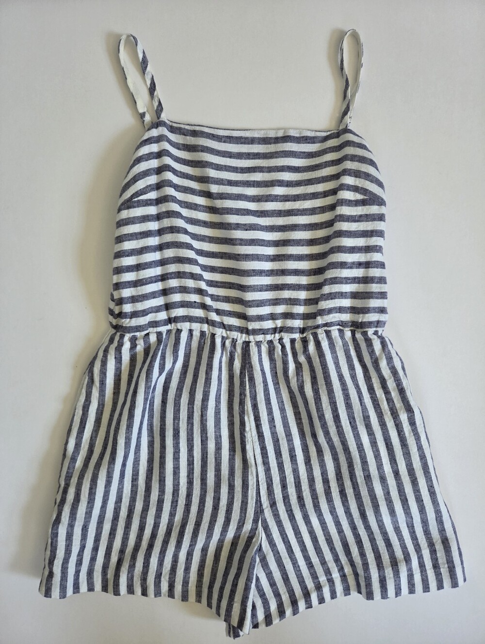 Linen Romper Bundle summery beachy travel cruise vacation resort wear size M/8 - Picture 7 of 11